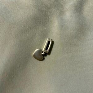Heart Dangle Clip Charm pandora silver for reflection bracelet